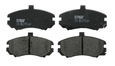 Купить GDB3431 TRW Тормозные колодки передние Elantra (1.6, 1.8, 2.0) с звуковым предупреждением износа